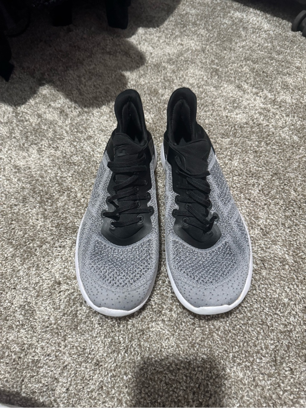 APL Men's Grey Knit Sneakers with Black Accents